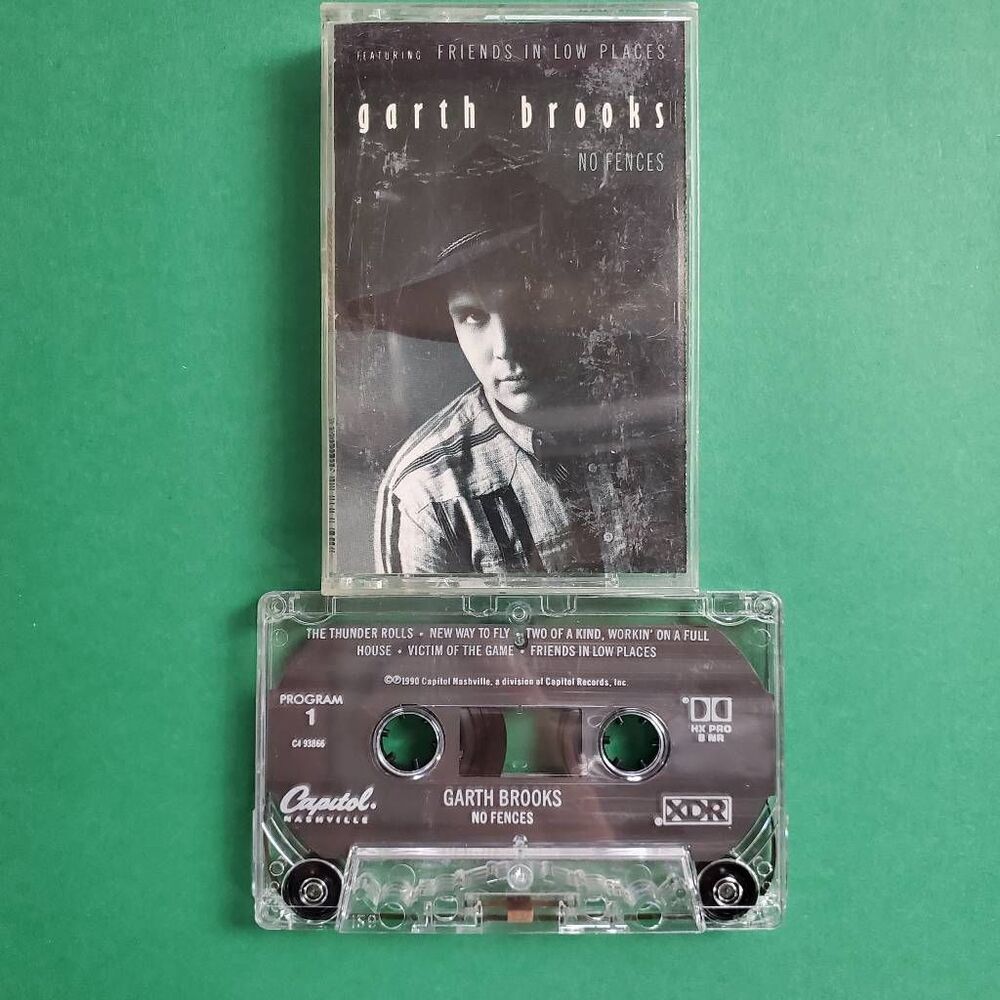 Garth Brooks No Fences Cassette 1990 Capitol